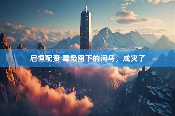 启恒配资 毒枭留下的河马，成灾了