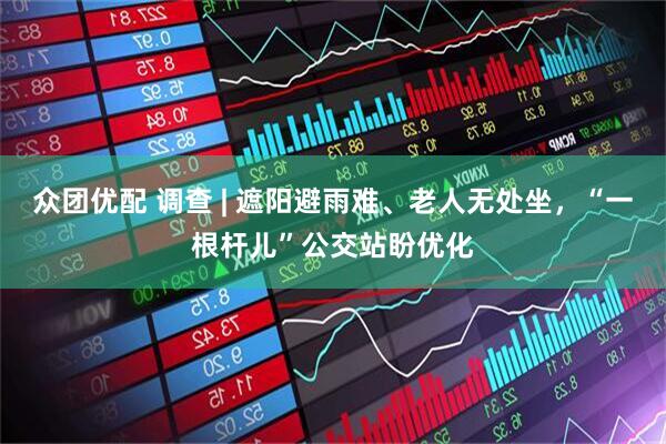 众团优配 调查 | 遮阳避雨难、老人无处坐，“一根杆儿”公交站盼优化