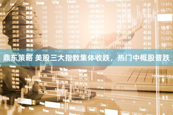 鼎东策略 美股三大指数集体收跌，热门中概股普跌