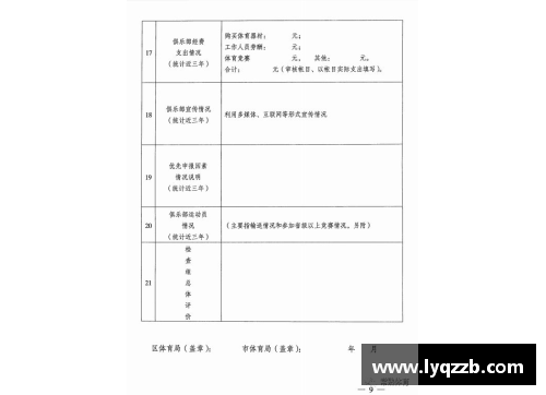 青少年体育俱乐部发展计划申请书